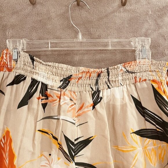 Patrons of Peace Pants Womens Large Floral Wide Leg Pleated Boho Pockets Rayon - Picture 13 of 16